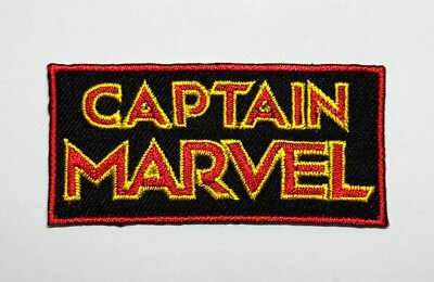 Embroidered Patch - Captain Marvel - NEW - Iron-on-Sew-on - Marvel | eBay