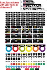 زر stickers labels