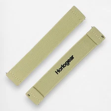 HORLOFLEX (Cream) Watch Strap Band for Swatch Omega Speedmaster MoonSwatch