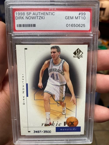 ~AWESOME PSA10 SP AUTHENTIC DIRK NOWITZKI 1998 HOT ROOKIE CARD DRYING UP!