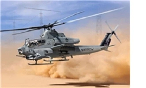 Academy 12127 - Usmc AH-1Z ' Shark Mouth 'Elicottero Plastica Kit 1/35 Scala - Immagine 2 di 4