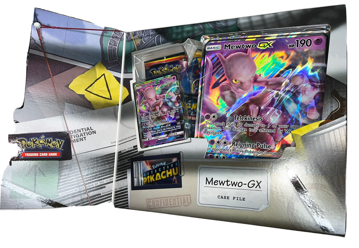 Pokemon TCG: Detective Pikachu - Mewtwo-GX Box