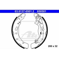ATE Bremsbackensatz Bremsbacken Hinten Mit Hebel FüR Mazda 2 De_ DH_3 DE