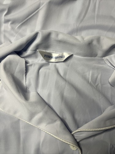Fundamentals Brand By Sears Women’s Vintage Nylon Purple Pajama Set Medium - Picture 6 of 11