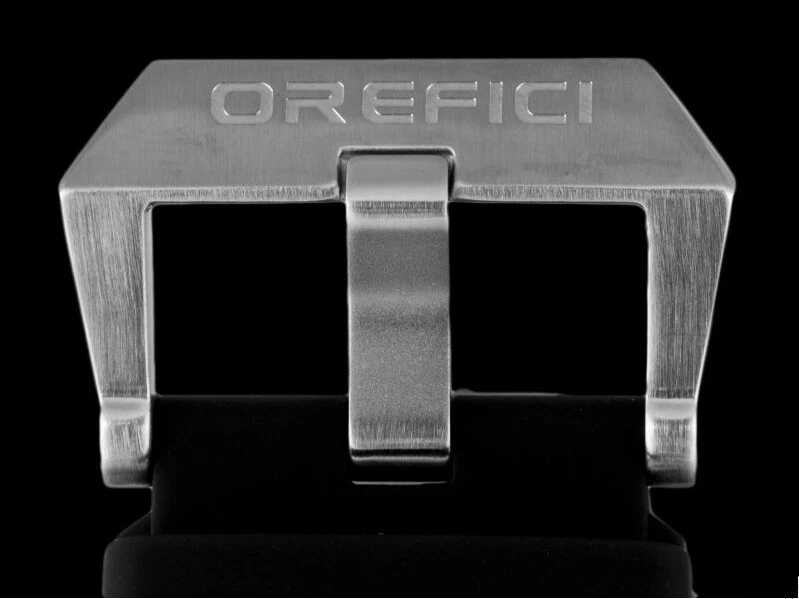 Orefici Regata retrógrado Miyota 48mm mostrador preto cronógrafo aço inoxidável ORM1C4801 - Imagem 4 de 4