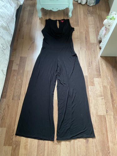 Monsoon black jumpsuit size 12 - Picture 4 of 7