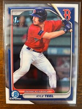 2024 Bowman Kyle Teel #BCP-48 1st Prospect Chrome Base Boston Red Sox
