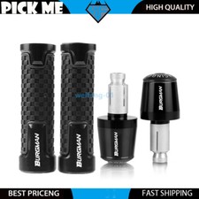 For SUZUKI BURGMAN AN125 AN250 AN400 AN650 7/8" Handle Grip Handlebar End New