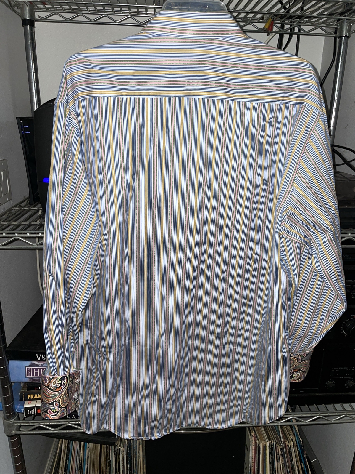 Robert Graham Button Down Stripped Pattern Flip P… - image 5