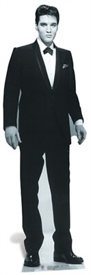 Elvis Presley Tuxedo The King of Rock N Roll  Pappaufsteller 