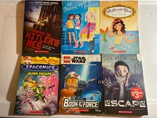 Lot of 6 Mixed Scholastic Books - See Description for Titles and Authors