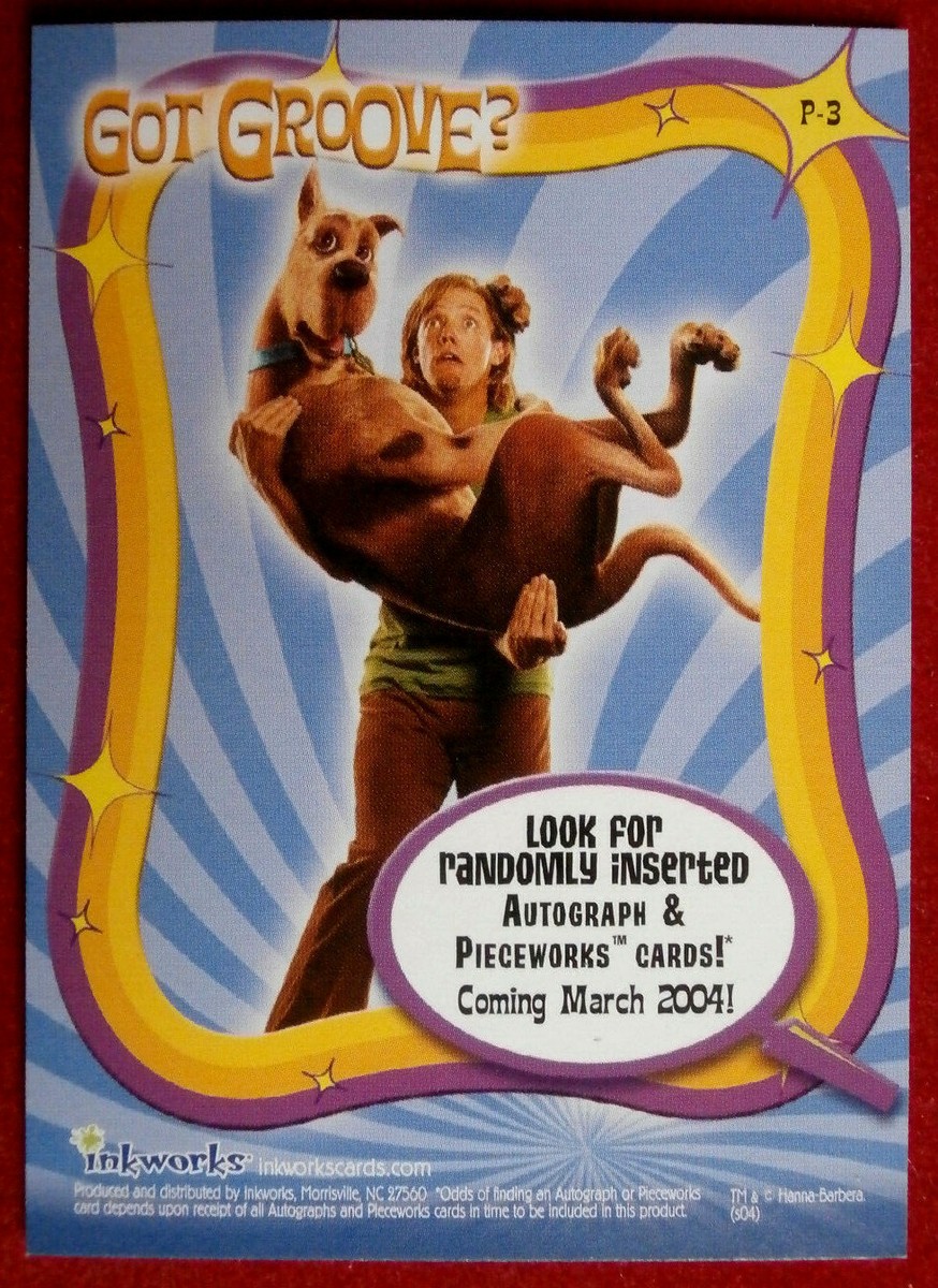 SCOOBY DOO MONSTERS UNLEASHED Promo Card P3 Inkworks 2004