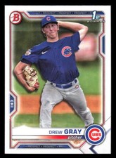 2021 Bowman Draft  Drew Gray #BD-35 Chicago Cubs