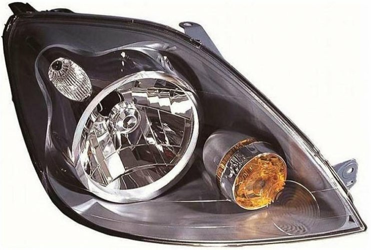 Phare avant droite pour Ford Fiesta 2006-2008 optique halogène passager H4