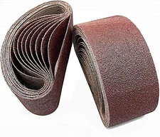 54 PCS Sanding Belts 3x18 in 40-400 Grit Portable Belt Sander Sandpaper Assorted