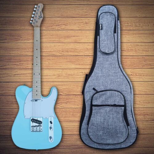 Guitarra Eléctrica TL Forma Triple Pad Bolsa, 8 Colores (Marca Canadiense) - Imagen 17 de 17