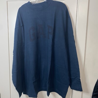 Yeezy × Gap × Balenciaga Dove Longsleeve Tee × Size XL × New Blue