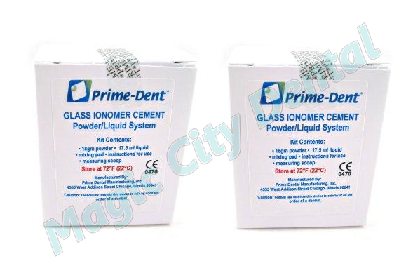 2 Pack - Glass Ionomer Visible Light Cure Kit