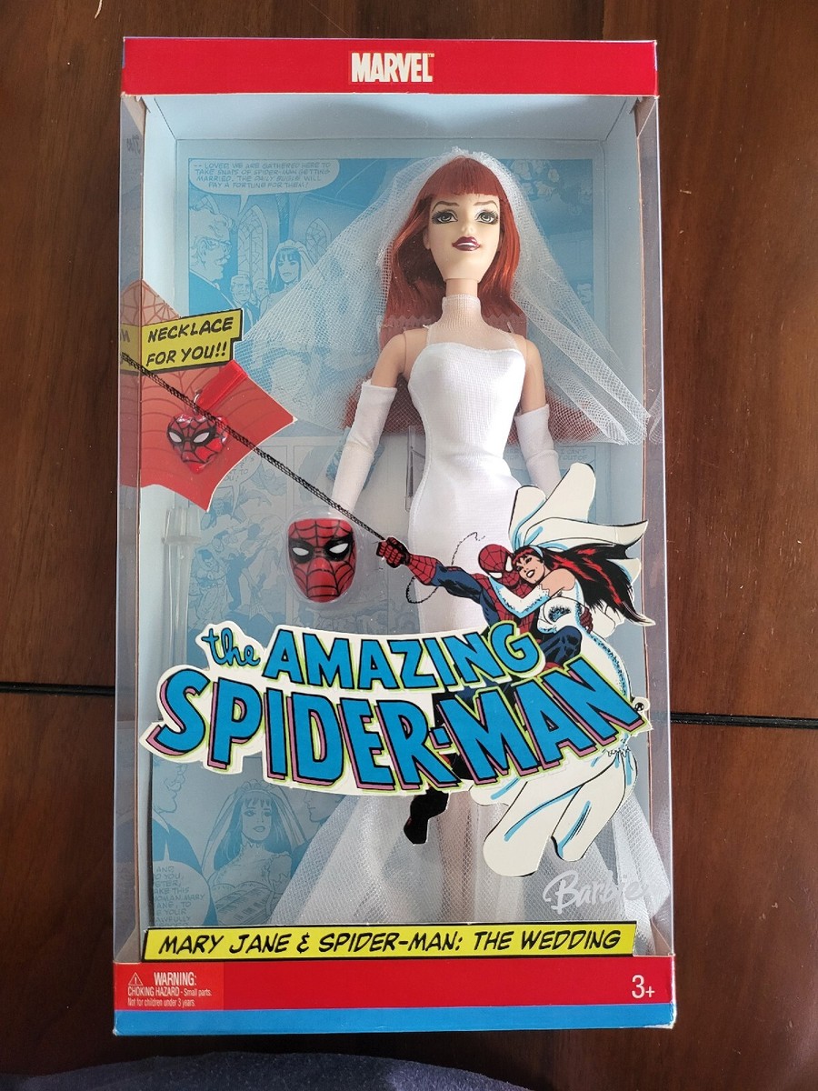 マテル バービー人形「スパイダーマン」メリージェーン マーベル