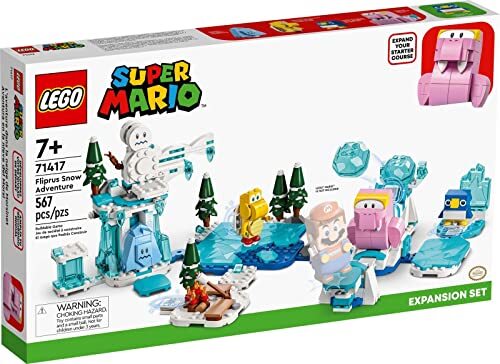 Lego Super Mario Fliprus Snow Adventure Expansion Set 71417 Toy