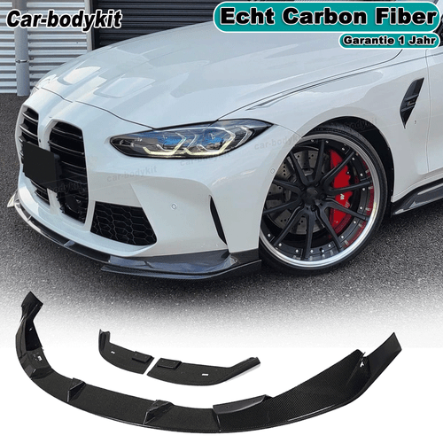 Echt Carbon Frontspoiler Frontlippe Spoilerschwert für BMW G80 M3 G82 G83 M4  - Bild 1 von 12