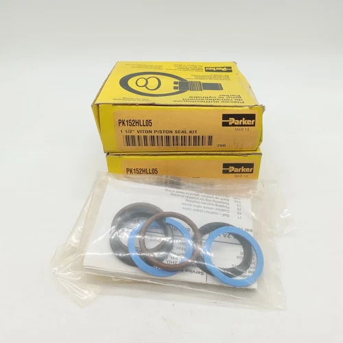 Parker PK152HLL05 1-1/2" Viton Piston Seal Kit Lot of 2
