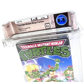 Nuovo NES Teenage Mutant Ninja Turtles TMNT sigillato in fabbrica WATA 8,5 grado cucitura ad H