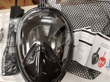 Masque de plongée révolutionnaire Free Breath Full Dry anti-buée respiration sans brouillard L-XL