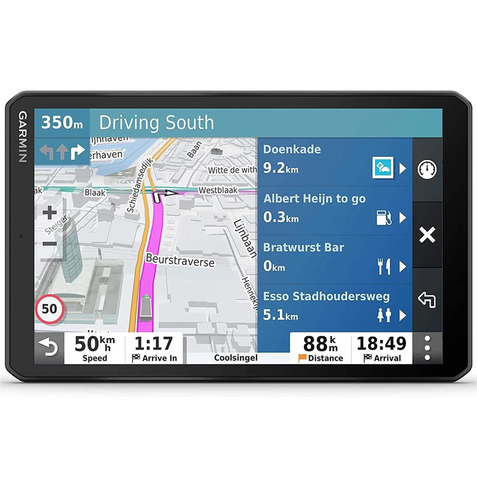 Garmin Dezl Lgv 800 LMT-S 20.3cm Lastwagen GPS Sat Nav │ Lifetime Europa Karte + - Bild 2 von 4