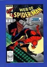 WEB OF SPIDER-MAN #49 NM+ 9.6 HIGH GRADE COPPER AGE MARVEL