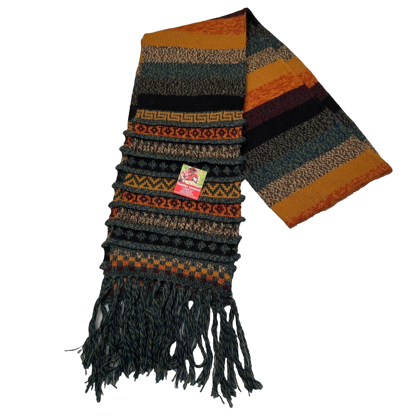 Bufandas y estolas geométrica de lana para Mujeres