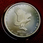 2022 Monex Silver Eagle Commercial Round 1 Troy oz..999 Fine Silver in Capsule