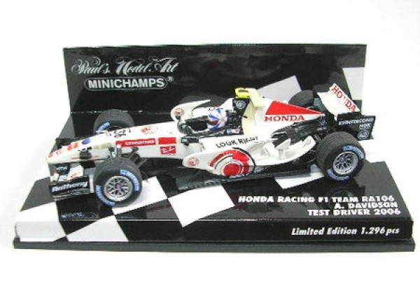 Honda F1 RA106 No.36 A.Davidson Test Driver Formel 1 2006 - 1:43 Minichamps-image