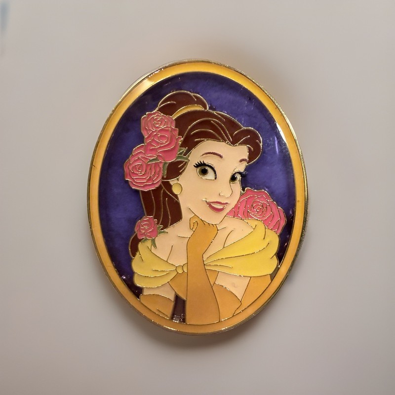 Loungefly Disney Princesses Floral Portraits Blind Box Enamel Pin - Belle