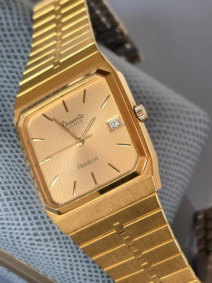 Armitron Gold Plated Band Wristwatches for sale