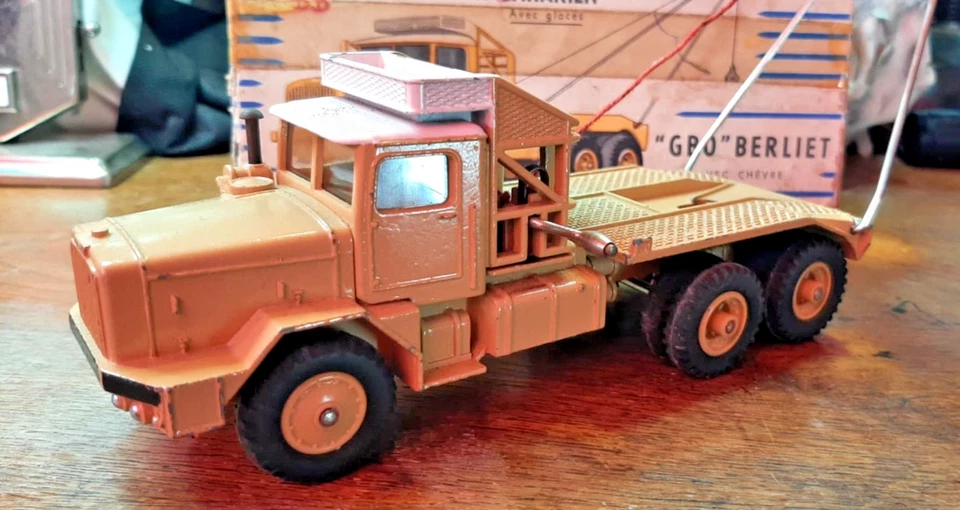 Camion Petrolier GBO Berliet Saharien Dinky supertoysAncien Jouet France Meccano - Photo 3/4