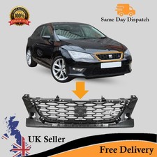 For SEAT LEON FR 5F 2012 - 2017 FRONT MAIN BUMPER CENTER RADIATOR GRILL