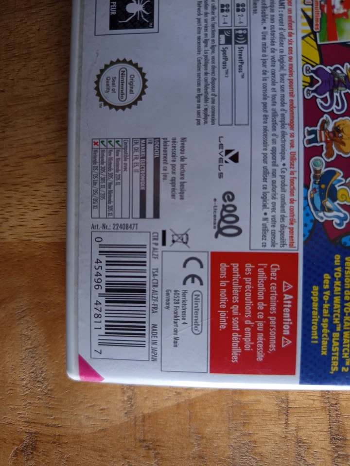 Yo-kai Watch 3 Nintendo 3DS PAL FR - Complet Très Bon État (Yokai / CIB), photo 3 sur 5