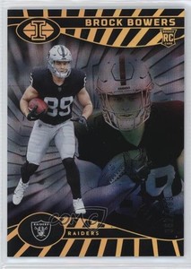 2024 Panini Illusions Trophy Collection Mirrored /499 Brock Bowers #47 Rookie RC