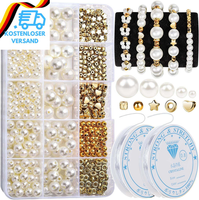 Veszoen 720 Stk ArmbäNder Selber Machen Set，ArmbäNder Selber Machen丨Perlen Baste