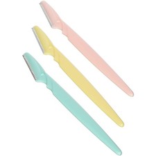 Eyebrow Razor Mini Straight 3/PK, 6 Packs