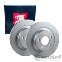 2X JP Group Bremsscheiben Ø302Mm Voll Hinten Passend FüR Mazda 5