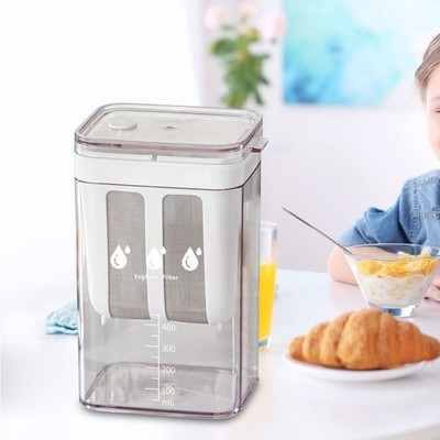 Langlebiges ABS Joghurtsieb Tragbar Molke Separator Küche Filtertasse für Tee