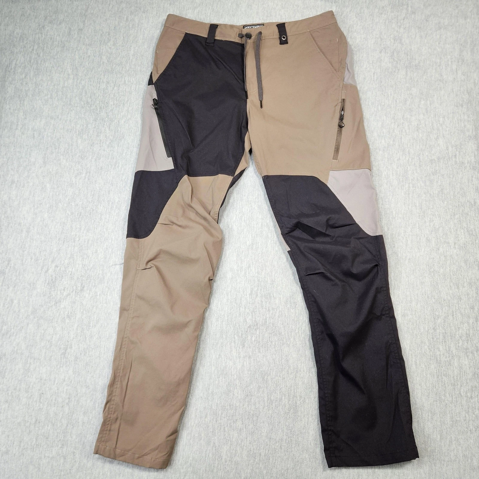 ANYTHING Pants Mens 36x34 Brown Black Multicolor Cargo Relaxed Fit Nylon
Opens in a new window or ta