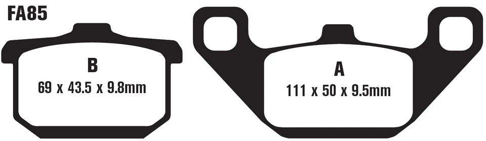 标准有机刹车片前置套件 — 第 3/3 张图片