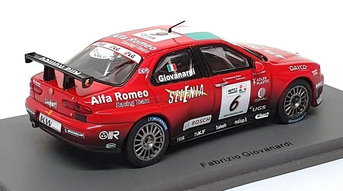 Spark 1/43 Scale S0474 - Alfa Romeo 156 #6 3rd WTCC 2005 F. Giovanardi - Red - Image 2 of 4