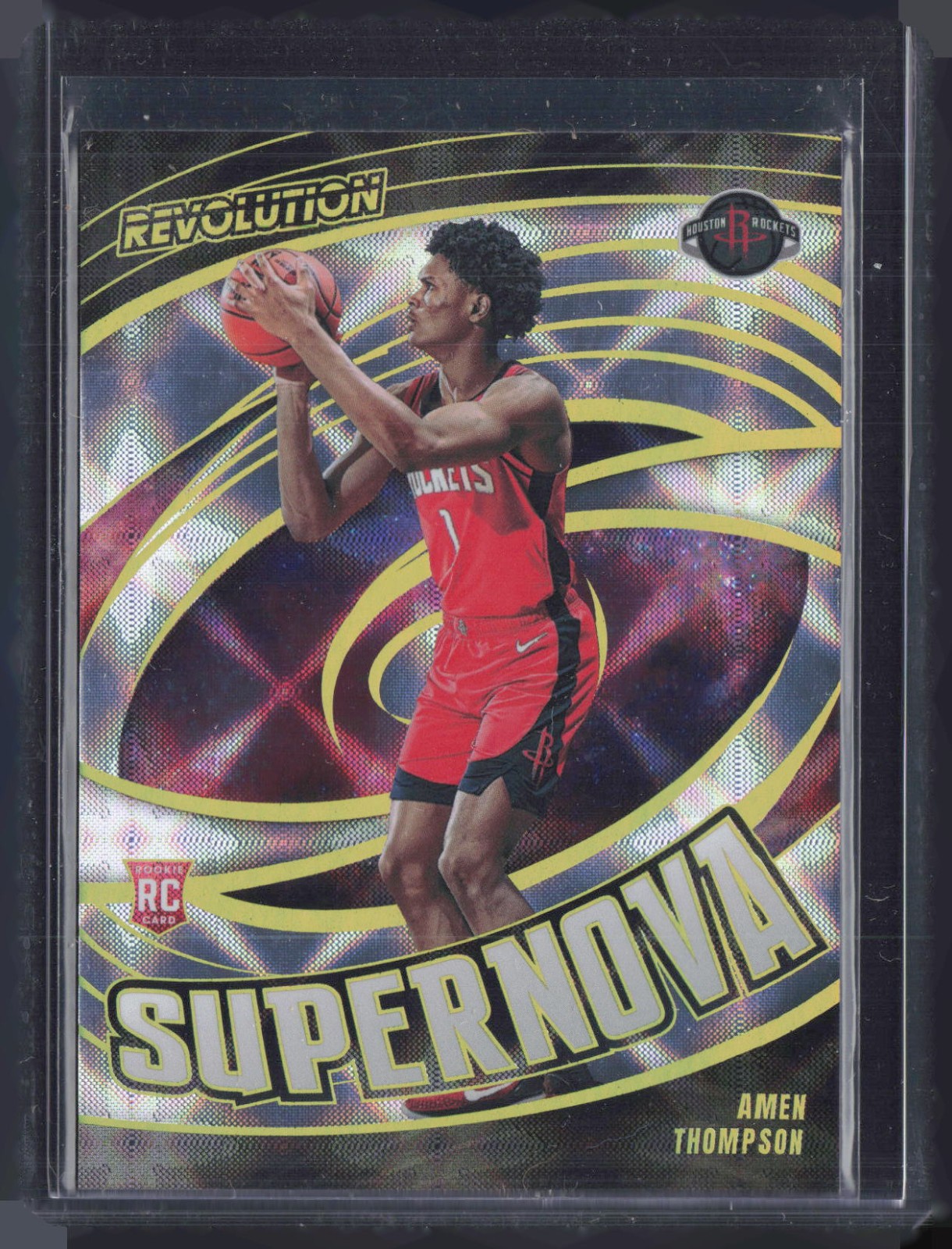 2023 Panini Revolution Supernova Galactic #7 Amen Thompson RC Rookie 
