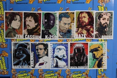 2016 STAR WARS ROGUE ONE SERIES 11 CHARACTER ICON CARDS INSERT SET