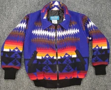 Justin Kraff Wool Jacket Kids 4 Chief Joseph USA Bomber Childs