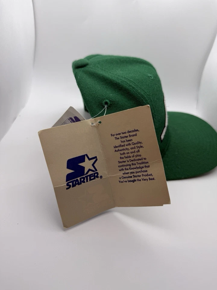 Sombrero de Colección New York Jets Para Hombres Snapback Verde Starter Lana Script Años 90 NFL NUEVO CON ETIQUETAS Foto 4 de 4